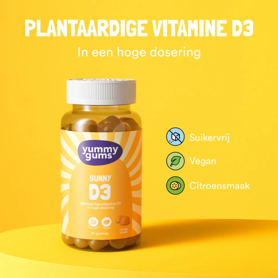 Yummygums Sunny D3 60 gummies
