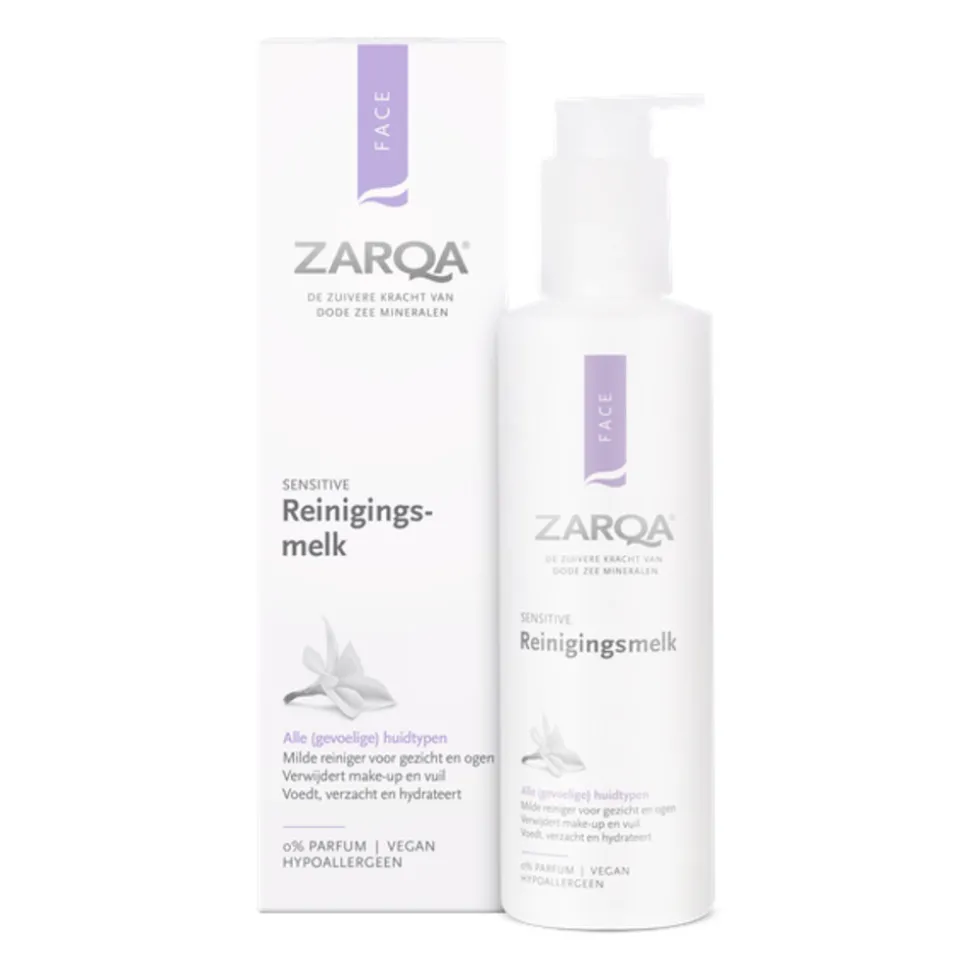 Zarqa Reinigingsmelk Sensitive 200 ml