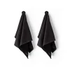 ZO Handdoek Gerecycled Katoen Antraciet 2 stuks