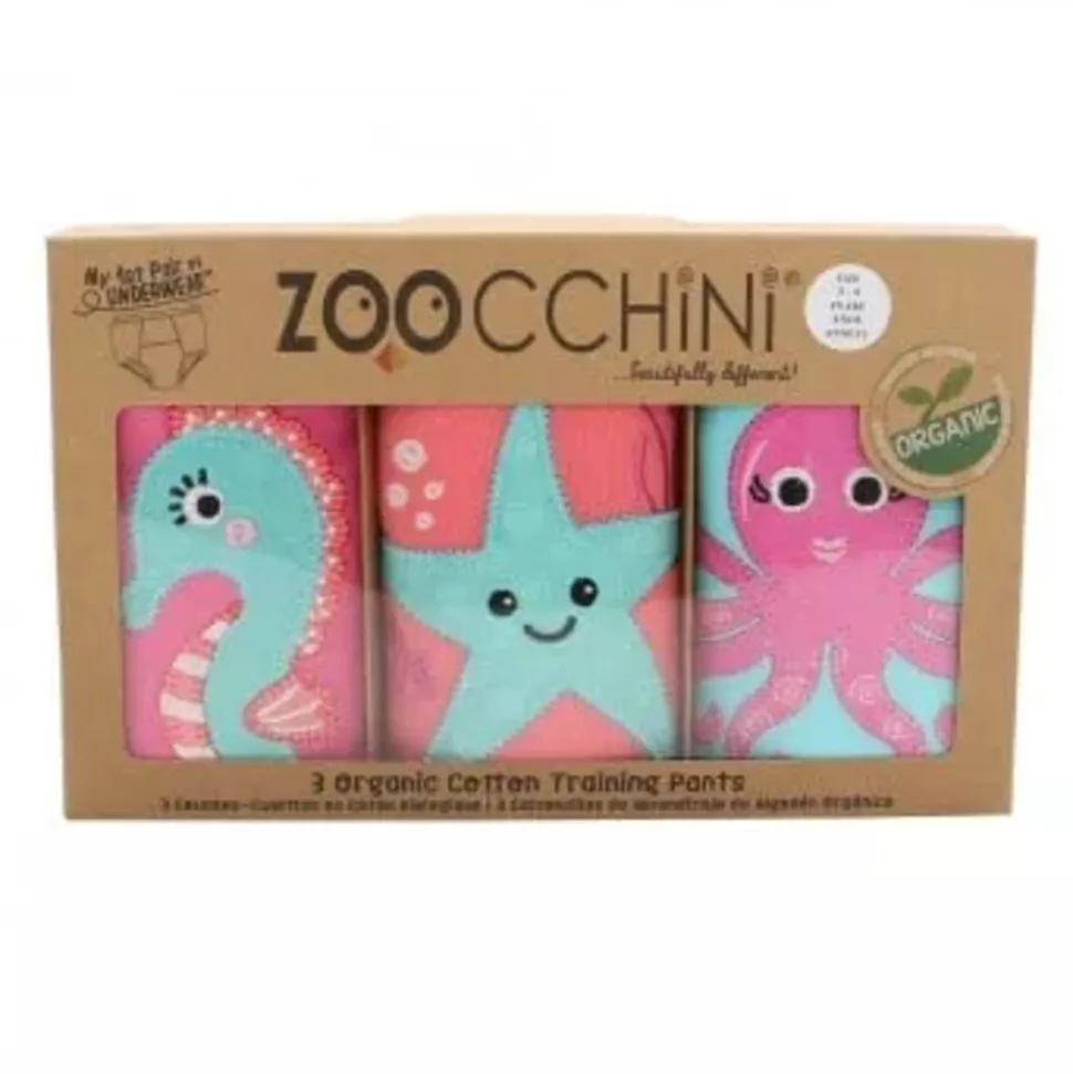 Zoocchini Oefenbroekjes 3-4 jaar Girls Ocean Gals 3 stuks